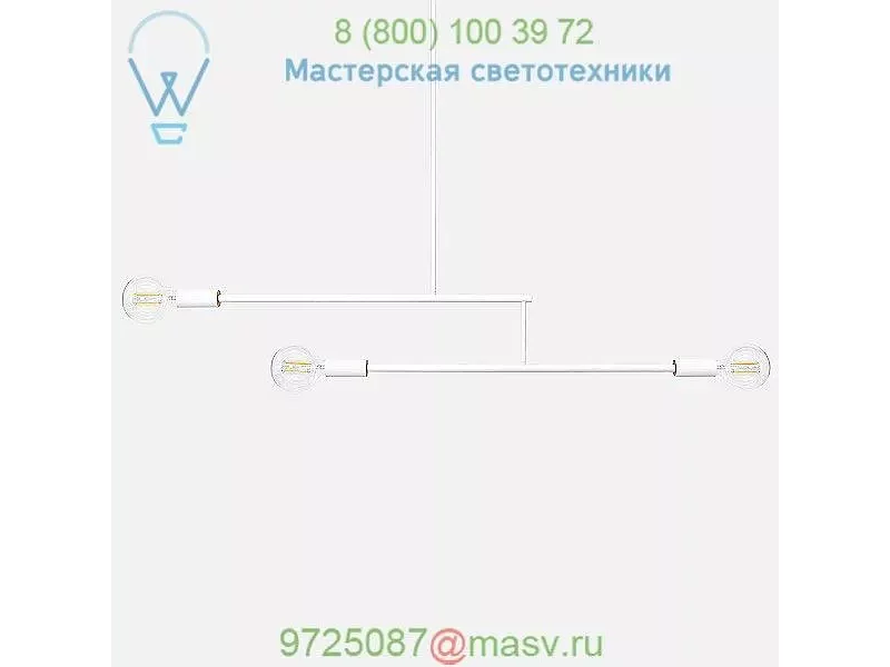 Andrew Neyer Mobile Pendant Light ML-2BLK-6-inch-stem, светильник