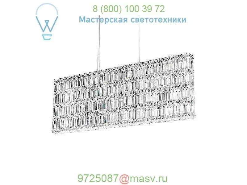 Quantum Blocks Thin Linear Suspension Light Schonbek Lighting 2297S, светильник