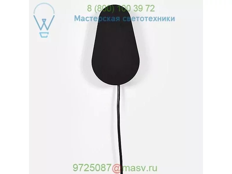 Pet Mouse Wall Light Andrew Neyer PTL-M/BLK, встраиваемый в стену светильник