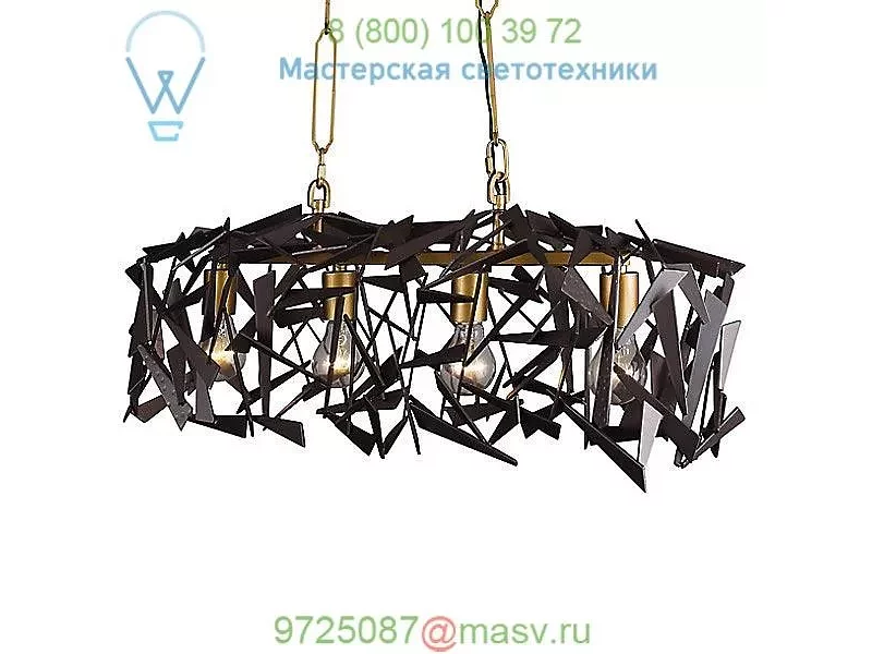Bermuda Linear Suspension Light 286N04AGRB Varaluz, светильник