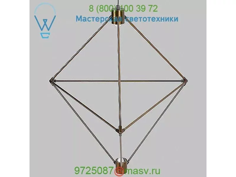 Candora 2-Light Pendant LBL Lighting CH947ABLEDWD, светильник