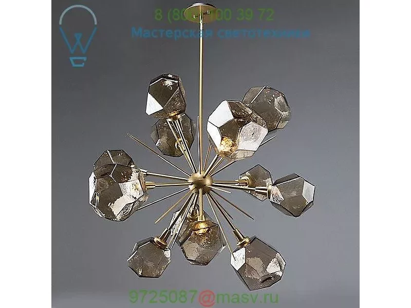 Hammerton Studio Gem Starburst Chandelier CHB0039-0G-FB-A-001-L1, светильник