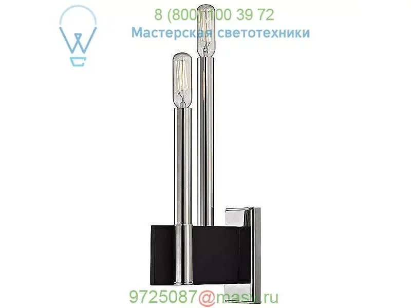 Hudson Valley Lighting 8812-AGB Abrams Wall Sconce, настенный светильник бра