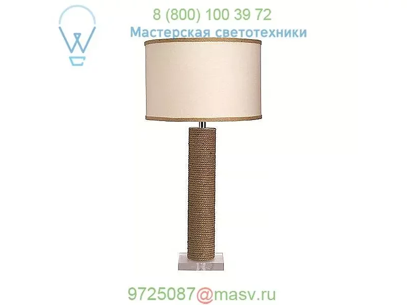 1CYLI-TLJU Cylinder Rope Table Lamp Jamie Young Co., настольная лампа