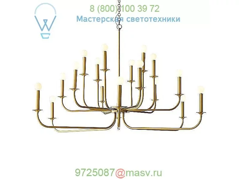 Breck 2-Tier Chandelier Arteriors 89105, светильник