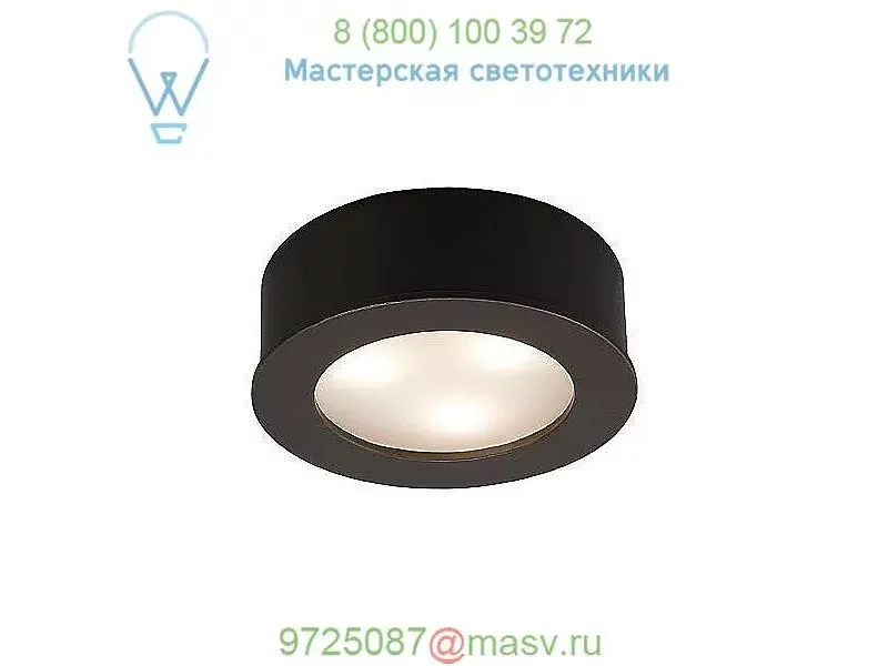 LEDme HR-LED87 Round Button Light WAC Lighting HR-LED87-BK, светильник