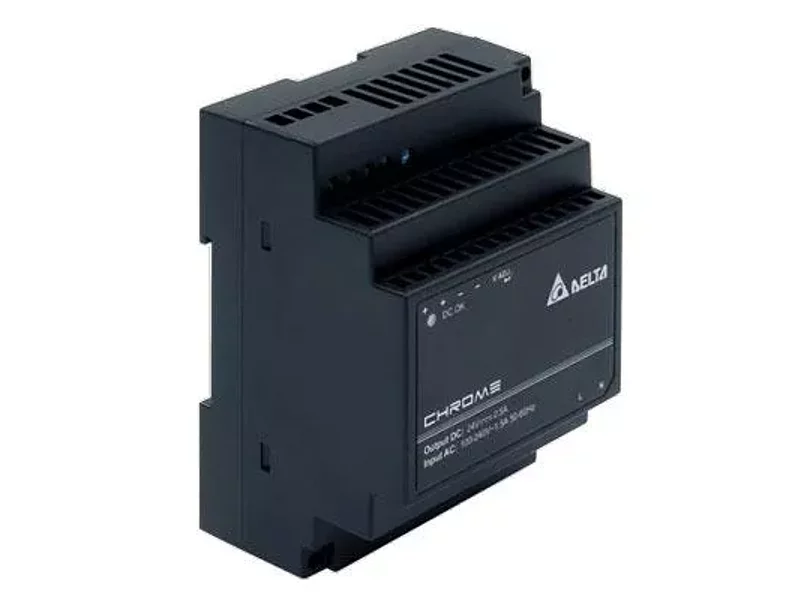 DRC-24V60W1AZ Блок питания 1х90~264VAC, Uвых 24VDC, Iвых 2,5А, Delta Electronics