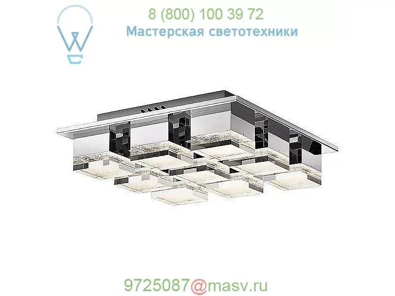 Elan Lighting Gorve 9-Light LED Flush Mount Ceiling Light, светильник