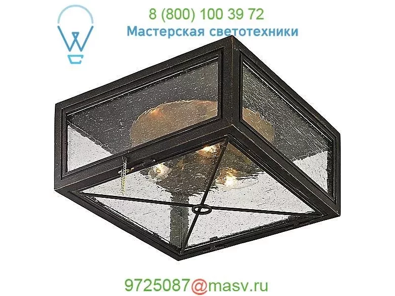 Troy Lighting C6440 Randolph Outdoor Flush Mount Ceiling Light, уличный потолочный светильник