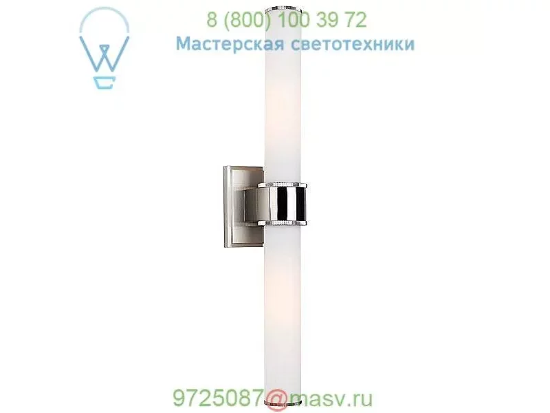 Mill Valley Two Light Vanity Light 1262-PN Hudson Valley Lighting, светильник для ванной