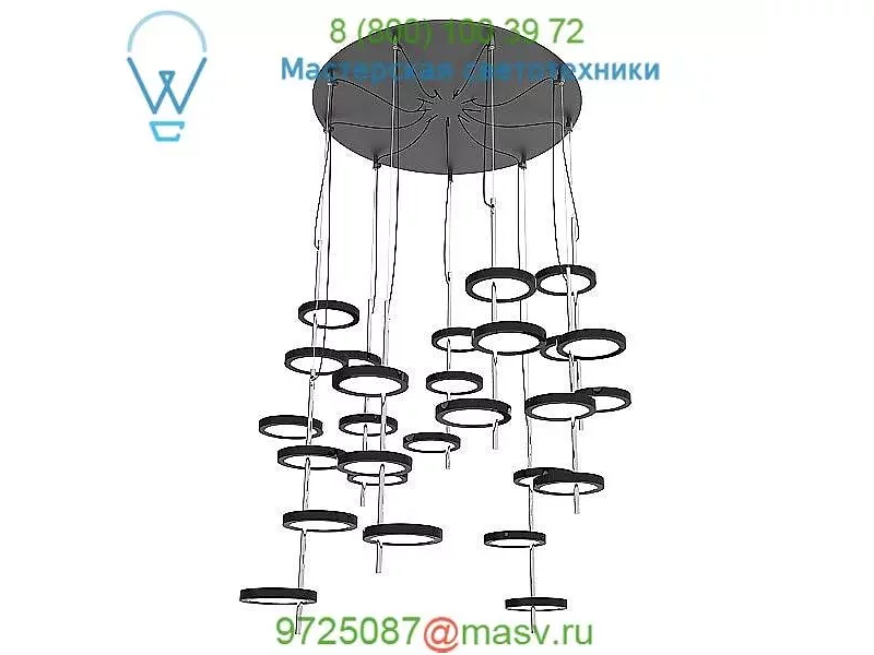Marset A647-197 Nenufar Pre-Set 9 LED Multipoint Pendant, светильник