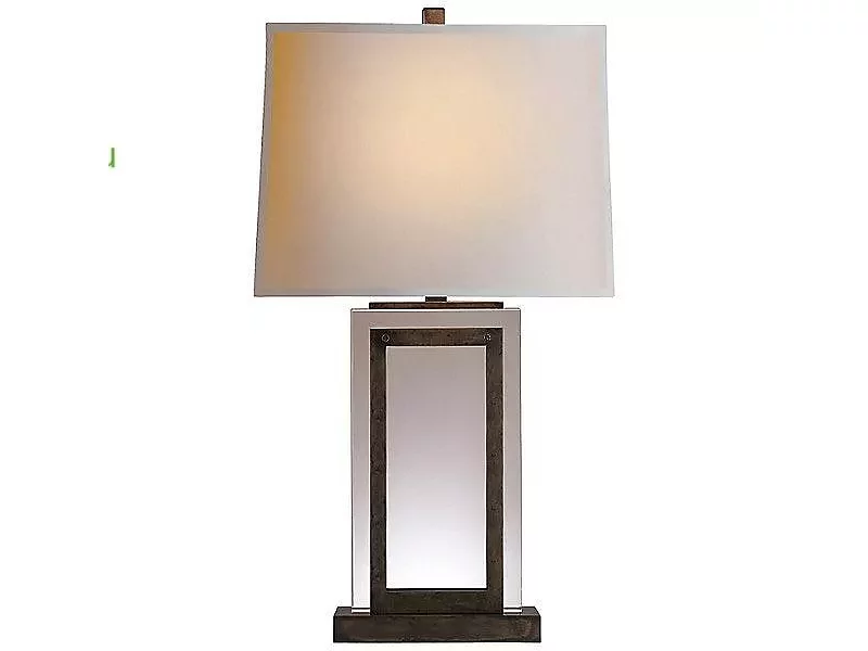 Crystal Panel Table Lamp(Sheffield Nickel)-OPEN BOX RETURN Visual Comfort OB-CHA 8983SN-NP, опен