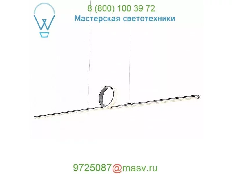 Loophole LED Pendant Light dweLED PD-23852-BK, светильник