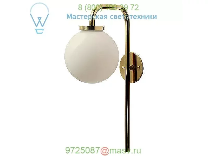 Big Bulb Opal Wall Sconce CTO Lighting CTO-07-020-0002, настенный светильник