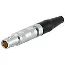 RM-FFA-00SC-P50-JS-27Z Вилка кабельная с черной ПВХ манжетой, 1 коакс.
 контакт