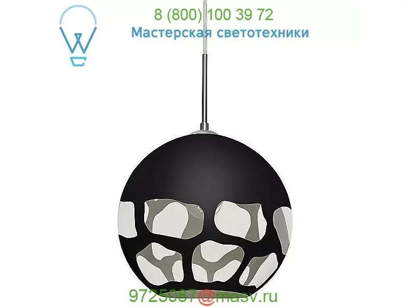 1JT-ROCKYBK-BR Besa Lighting Rocky Pendant Light, светильник