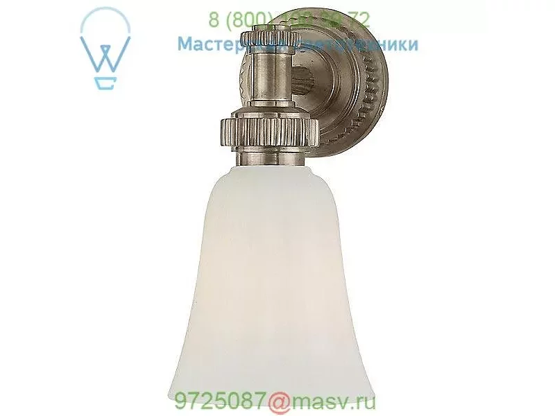 Ruhlmann Single Bath Wall Sconce Visual Comfort CHD 2462AN-WG, настенный бра