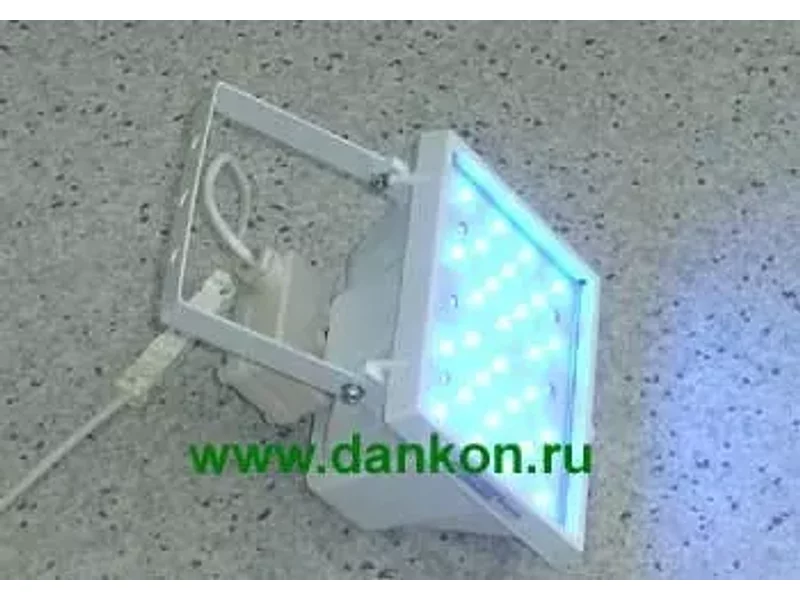 Светодиодный сетевой цветной мощный прожектор - ПС-2Ц