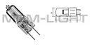 Галогенная лампа Halostar 10 W
