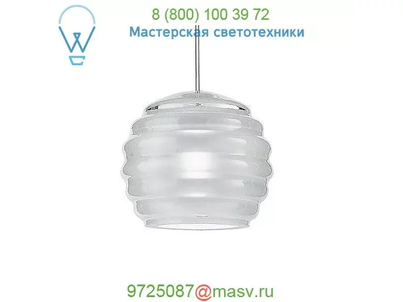 WAC Lighting MP-916-CL/BN Clarity Pendant Light with Canopy Mount, светильник