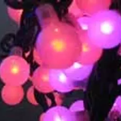Гирлянда-шарики светодиодная 15м (150 LED)красная