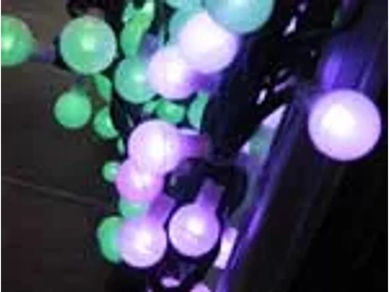 Гирлянда-шарики 15 м(150 LED) сине-зеленая
