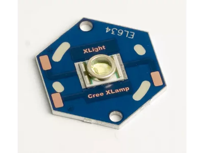 Кластер с 1 светодиодом Cree XR-E/ XP-E, шестиугольник XLD-AC1X01-000-01