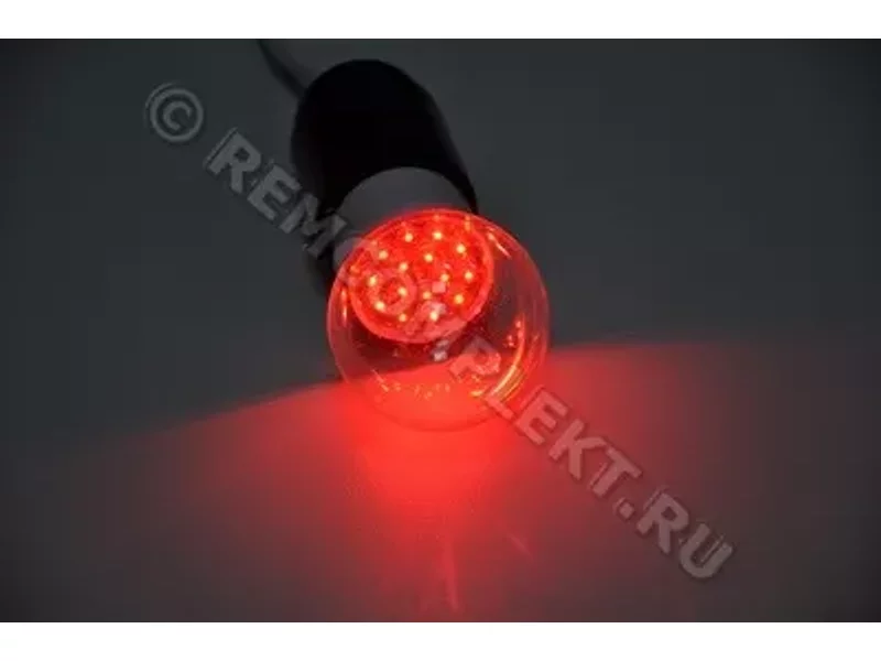 LED LAMP E27-15 red 220V 1W