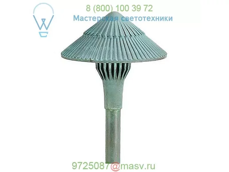 Focus Industries AL-15-LEDP-BRS Brass Panel LED Tiki Area Light, светильник для садовых дорожек