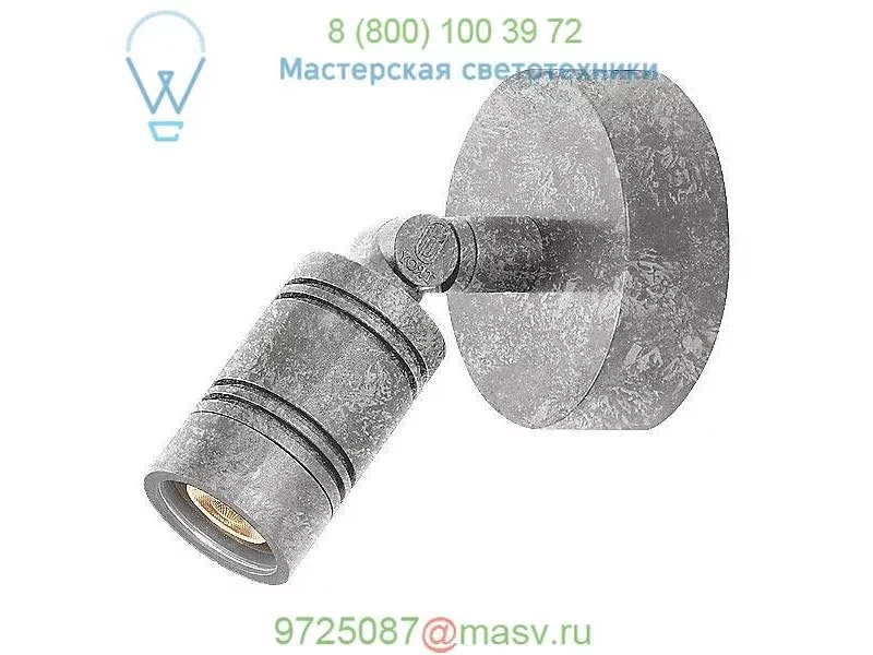 LS Series LED Bullet Head Monopoint Indoor/Outdoor Wall Sconce Troy RLM Lighting LBLEDBK3LBMNP,