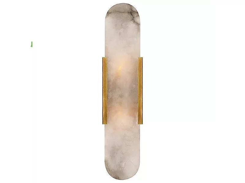 OB-KW 2013AB-ALB Visual Comfort Melange Elongated Wall Sconce (Burnished Brass) - OPEN BOX, опен