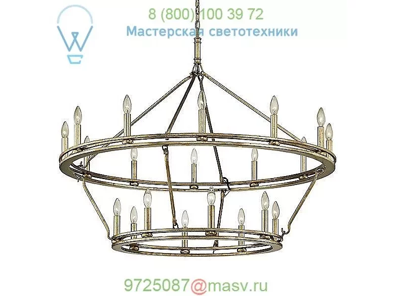 F6238 Sutton Tiered Chandelier Troy Lighting, светильник