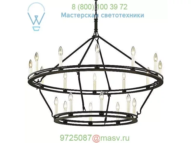 F6238 Sutton Tiered Chandelier Troy Lighting, светильник