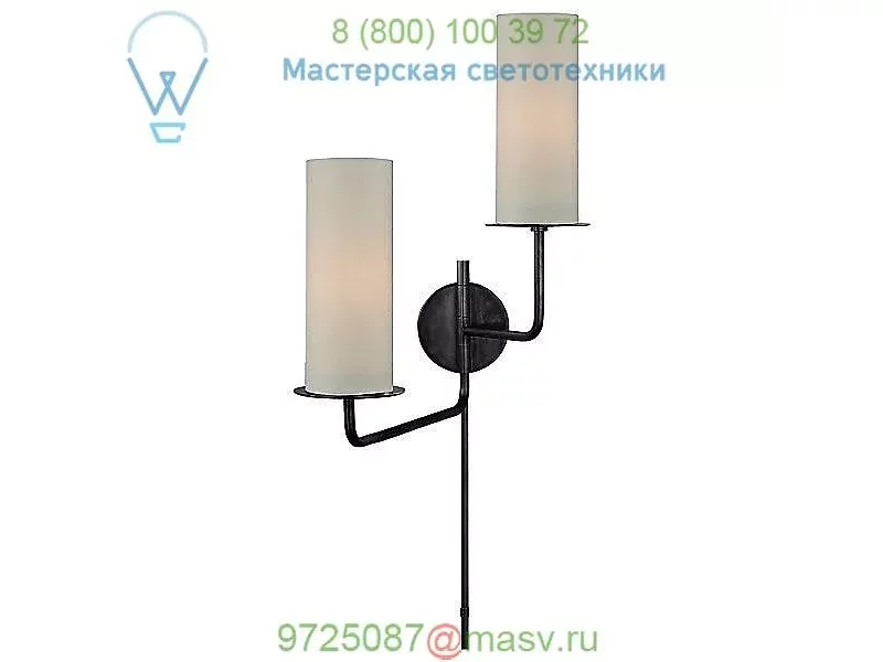 KS 2036GM-L Visual Comfort Larabee Double Swing Arm Sconce, бра
