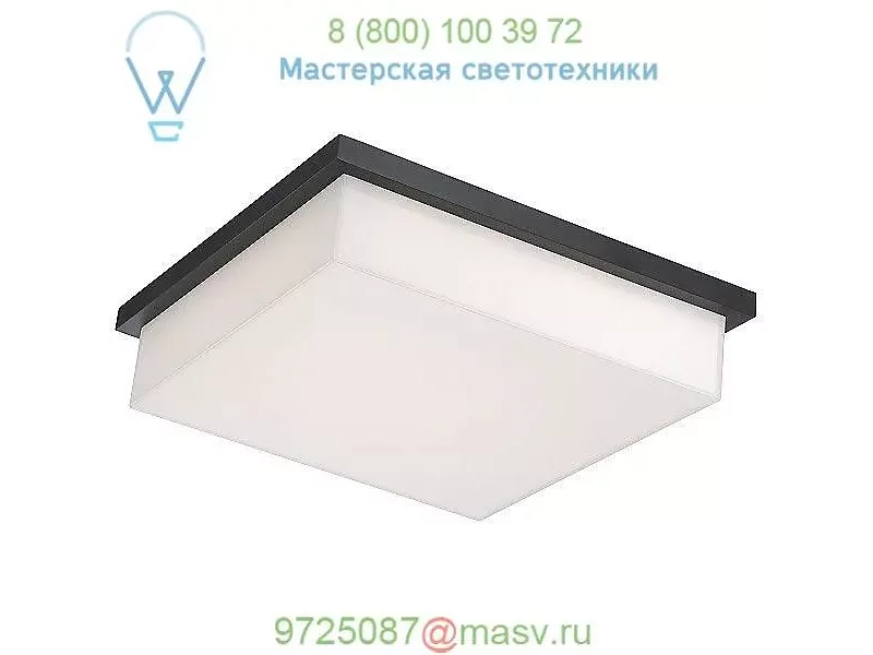 Ledge Large Flush Mount Ceiling Light FM-1410-BK Modern Forms, уличный потолочный светильник