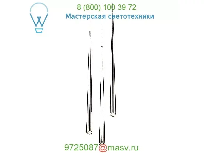 PD-41703R-PN Cascade Round Multi-Light Pendant Light Modern Forms, светильник