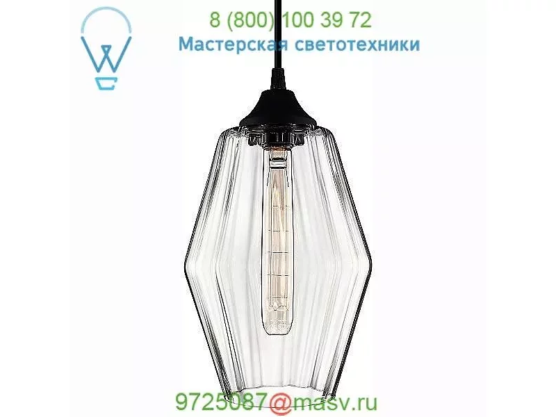 GL-MRQ-PT-GR-OPT Marquise Optique Pendant Light Niche, светильник