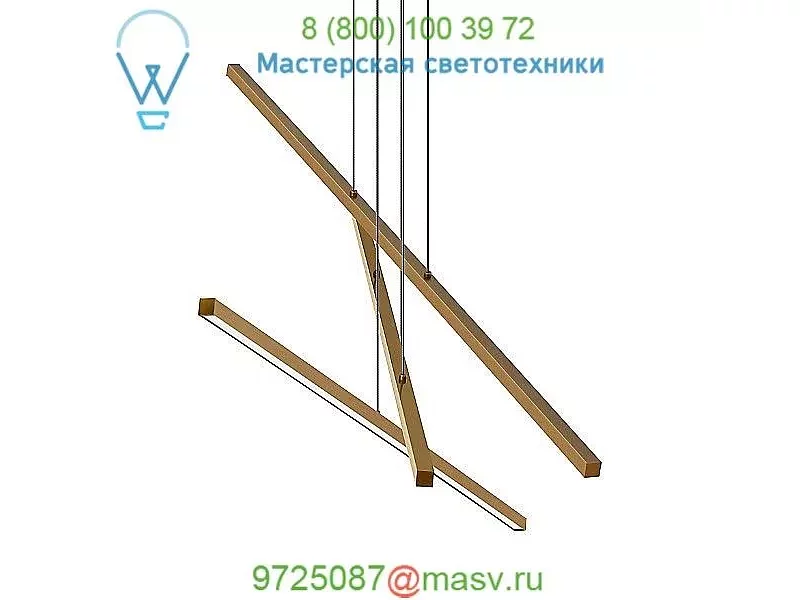 LBL Lighting SU993ABLED930 Essence Trio Linear Pendant Light, светильник