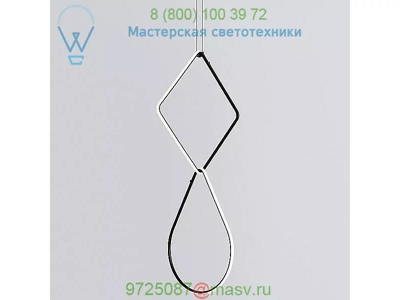 FLOS Arrangements Square Large Two Element Suspension FU041630 | F0409030 | F0405030, подвесной