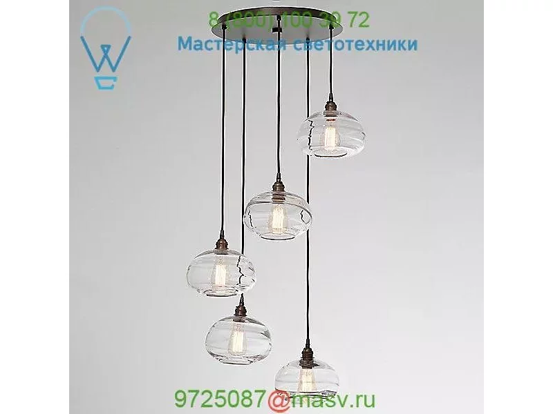 Hammerton Studio Coppa Multipoint Pendant Light CHB0036-03-FB-OC-C01-E2, светильник
