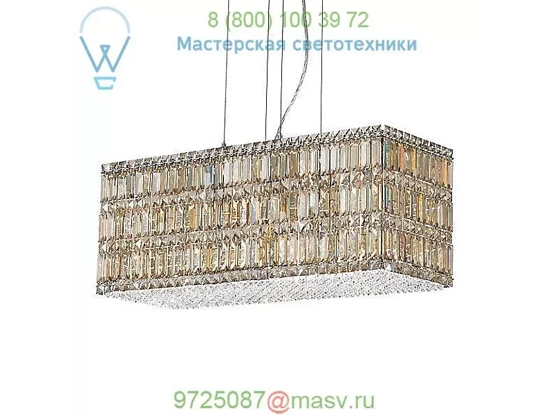 Quantum Blocks Rectangle Linear Suspension Light Schonbek Lighting 2283S, светильник