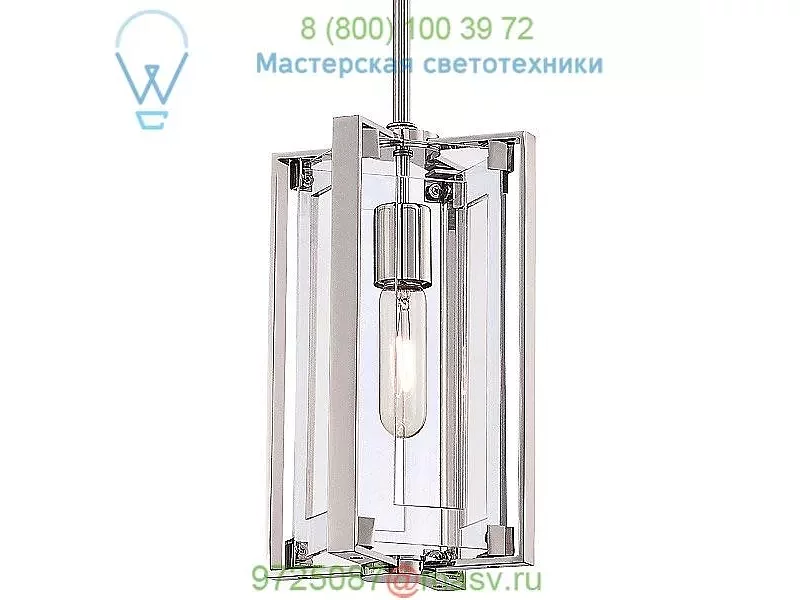 Crystal-Clear 1 Light Mini Pendant Light George Kovacs, светильник