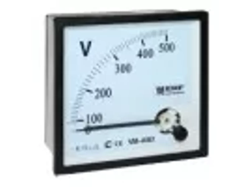 Вольтметр VM-A961аналоговый на панель 96х96 (квадратный вырез) 300В прямое подключение EKF