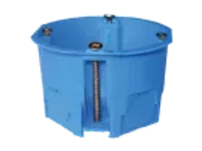 Коробка установочная КМП-1201, 68х45, пласт.лапки, IP30 68х45