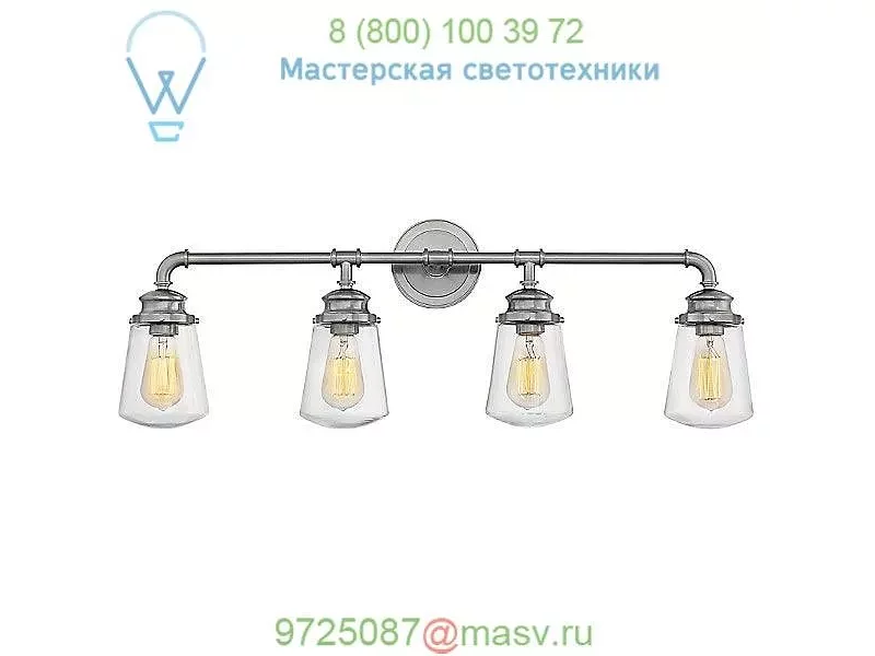 Fritz Vanity Light Hinkley Lighting 5032BN, светильник для ванной