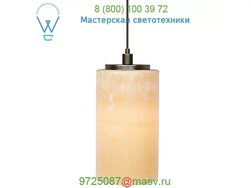 LBL Lighting Onyx Cylinder Pendant Light HS176ONBZ1B50MPT, светильник