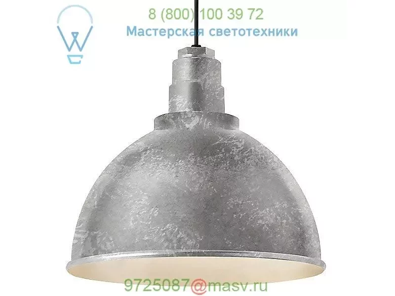 5DRD12MBK-BC Troy RLM Lighting Deep Reflector Outdoor Pendant, уличный подвесной светильник