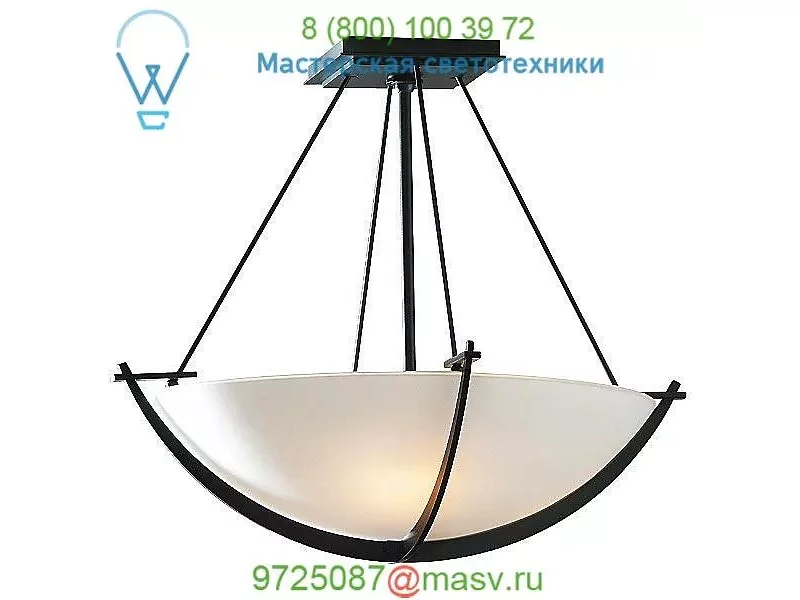 124555-1004 Compass Small Semi-Flush Mount Hubbardton Forge, светильник