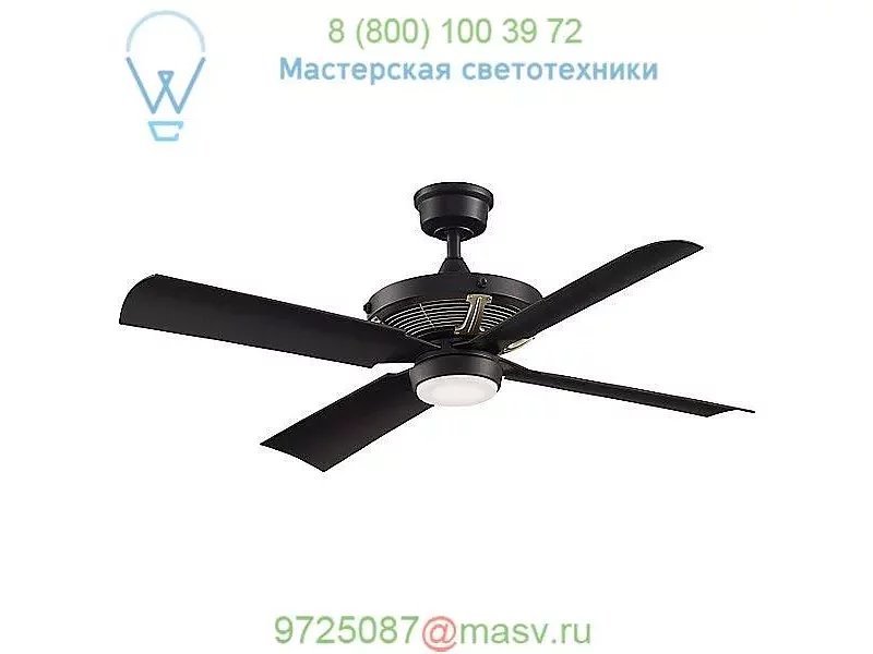 Fanimation Fans Pickett Ceiling Fan FP7996BLBSW, светильник