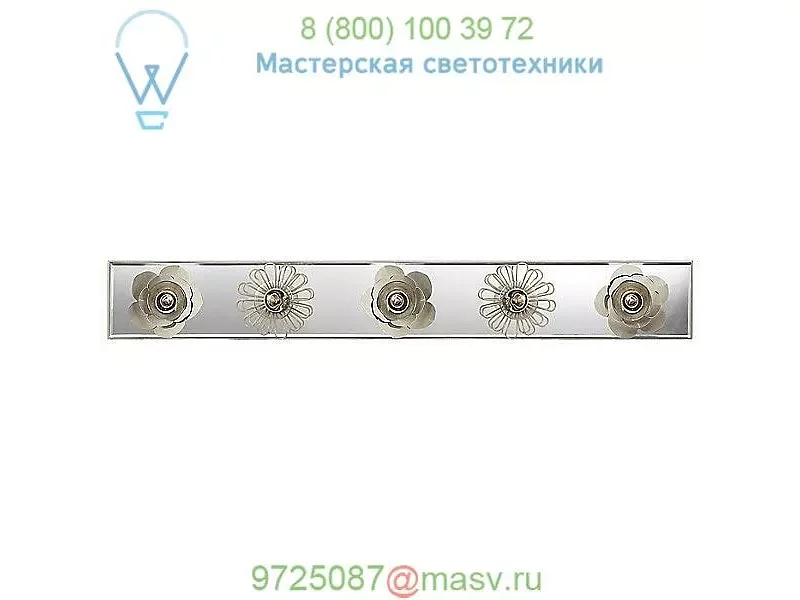 Keaton Floral Vanity Light KS 2231BSL Visual Comfort, светильник для ванной